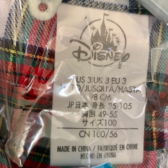 Mickey Mouse Holiday Plaid PJ Set for Boys - Picture 6 of 6